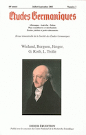 Etudes germaniques, no 03, 2005